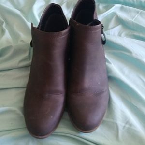Brown booties